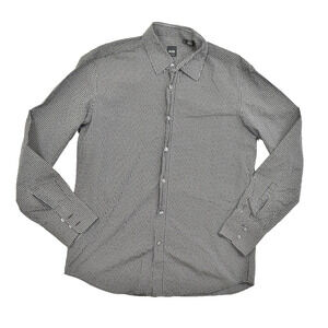 BOSS Hugo Boss Regular Fit Pinstripe Button Down Shirt Men's Size L